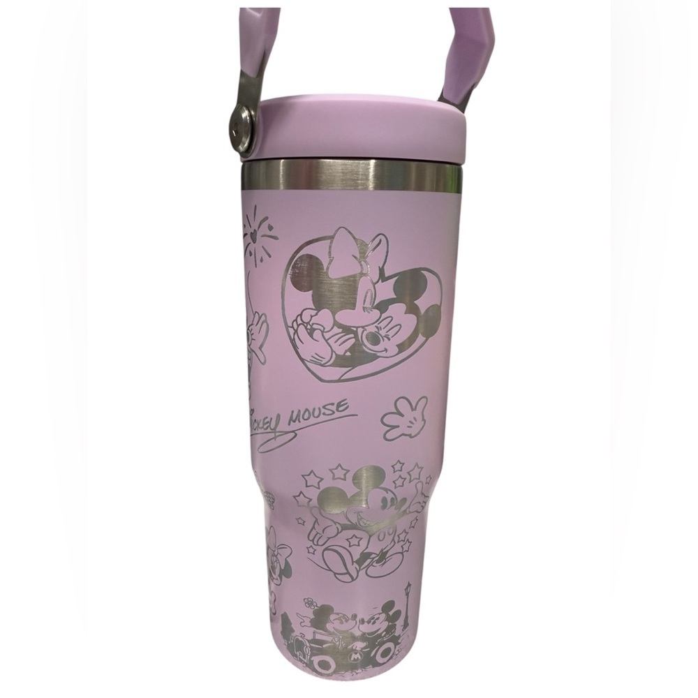 Mickey and Minnie Laser engraved 30oz Tumbler.